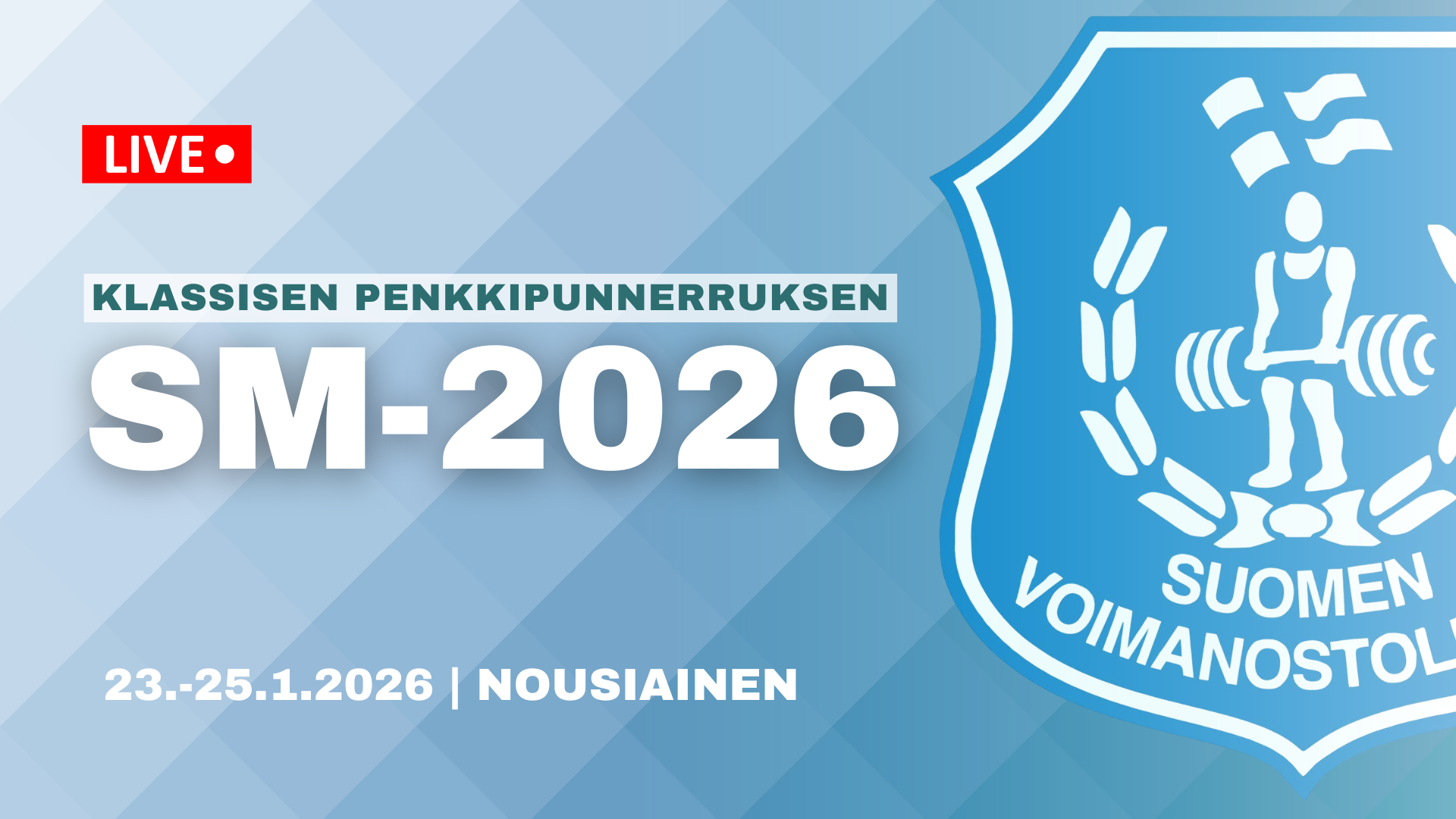 Klassisen penkkipunnerruksen SM-2026